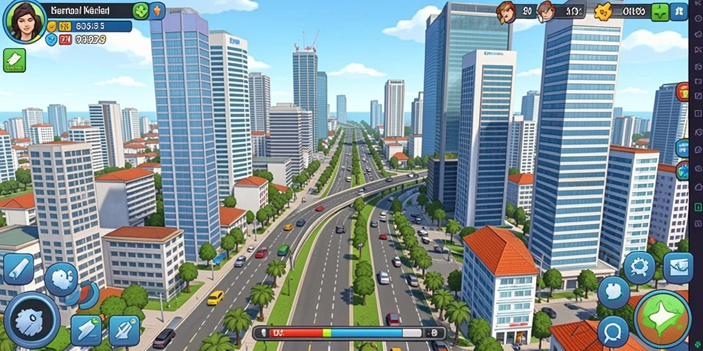 Visualisasi salah satu lokasi menarik dalam petualangan.
