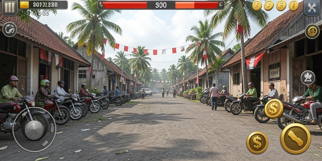 Ilustrasi permainan slot yang seru dan menghibur.
