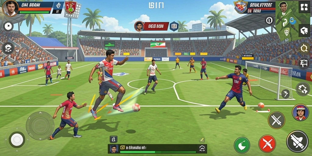 Mode multiplayer untuk pengalaman bersaing.