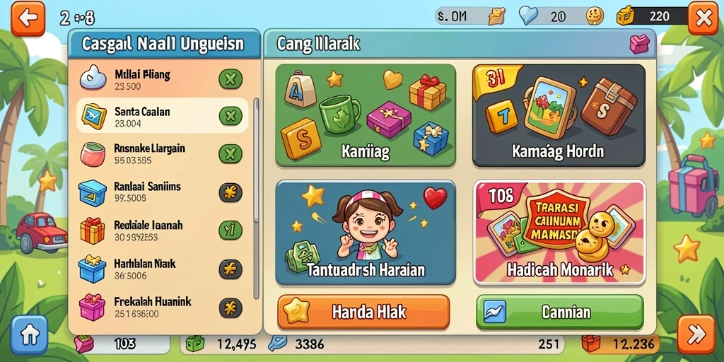 Fitur bonus yang memberikan kesempatan menang lebih banyak.